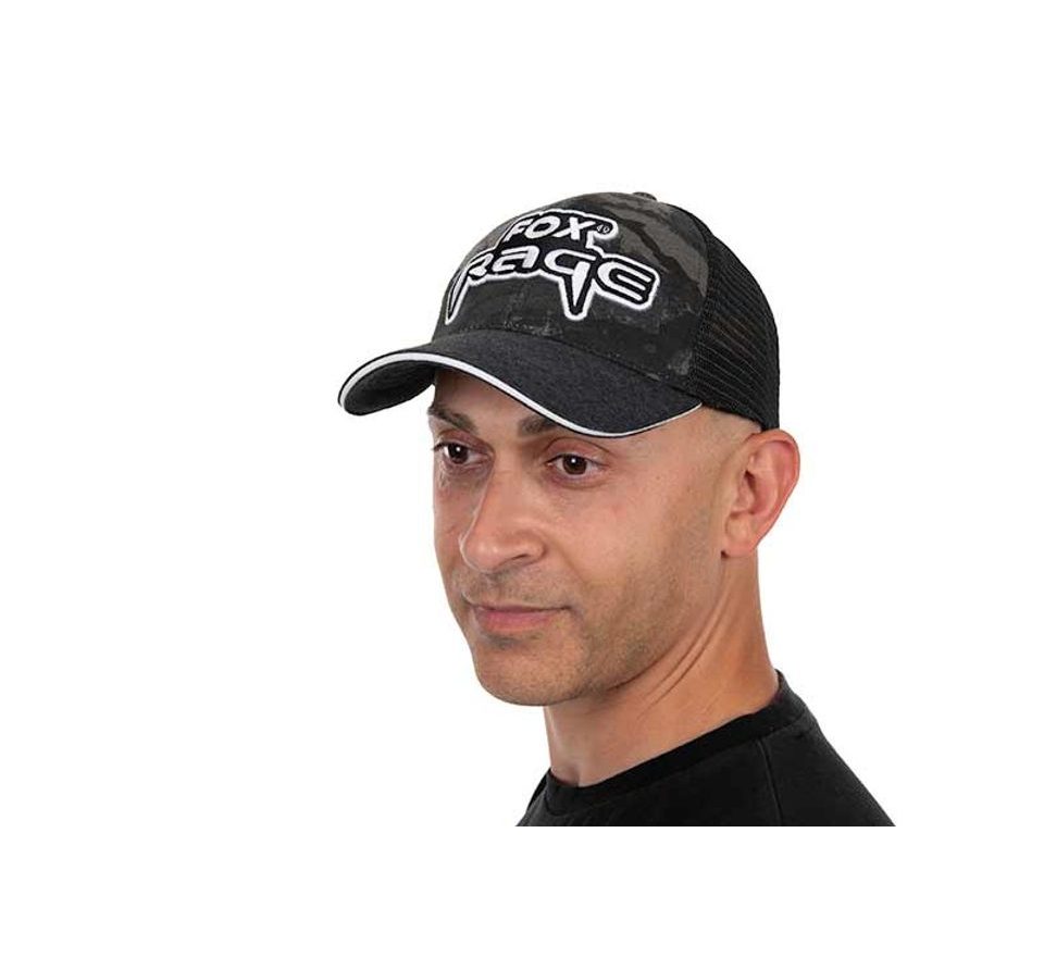 Fox Rage Vyšívaná Camo Trucker Šiltovka
