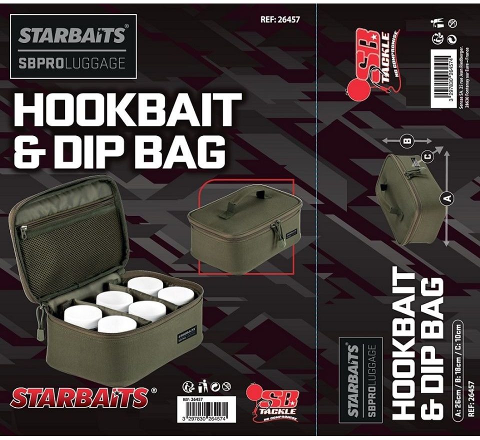 Starbaits Taška na nástrahy PRO Hookbait & Dip Bag