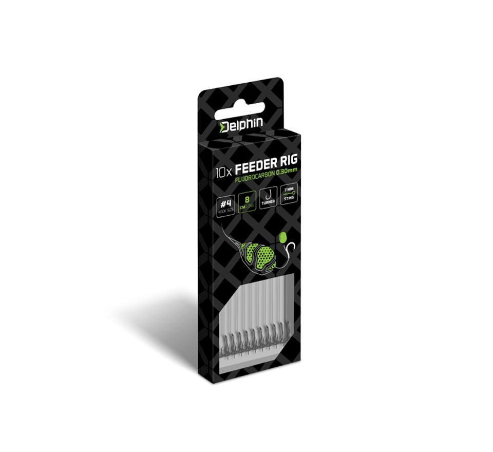 Delphin Feederový návazec Fluoro Sting - Turner 10ks