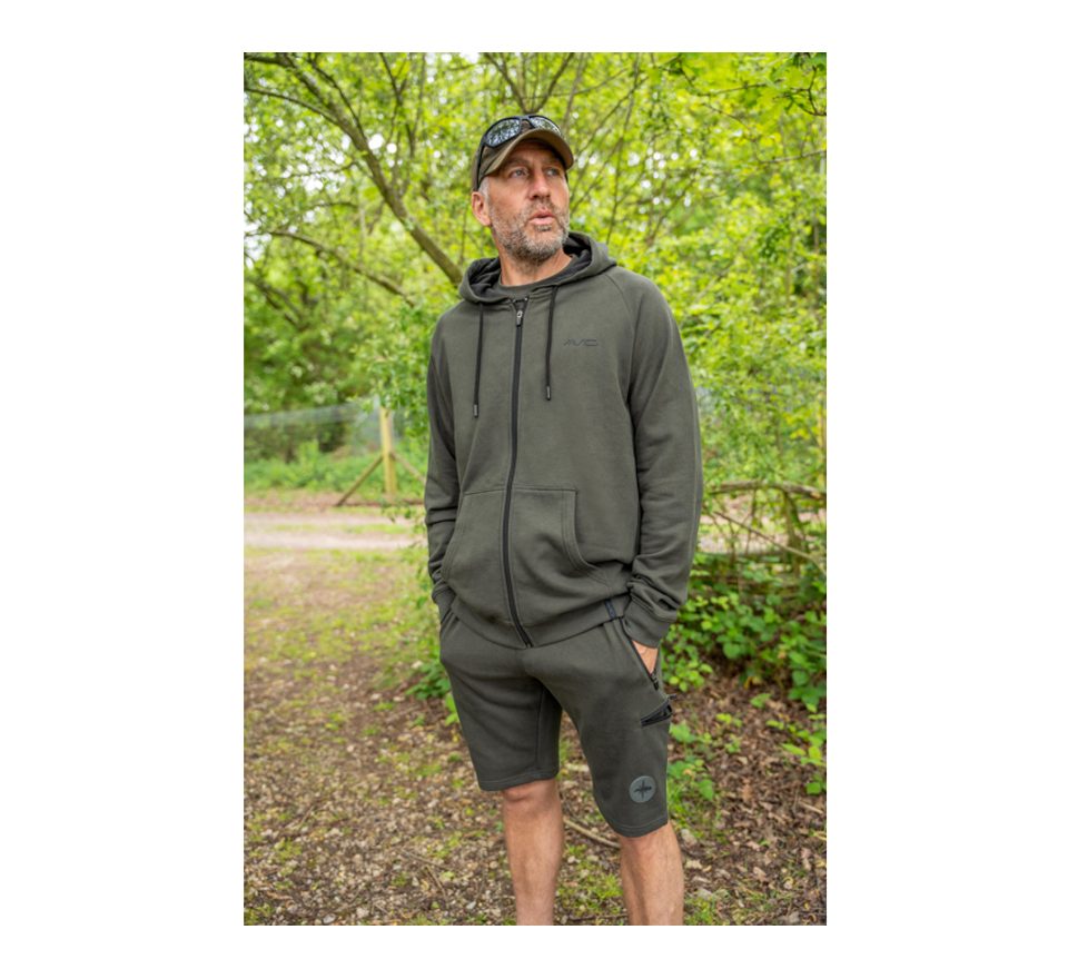 Avid Mikina Bearing Zip Hoodie Green