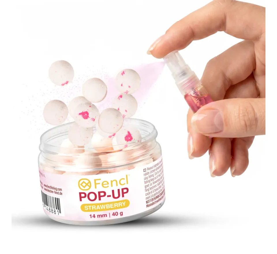 Fencl Boilies Pop Up Strawberry