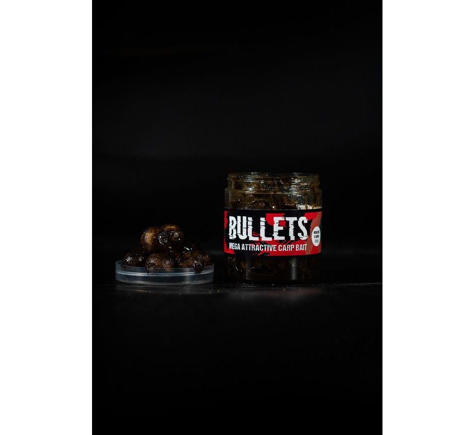 G.B.U. Dipované boilies BULLETS ANARCHY 200g