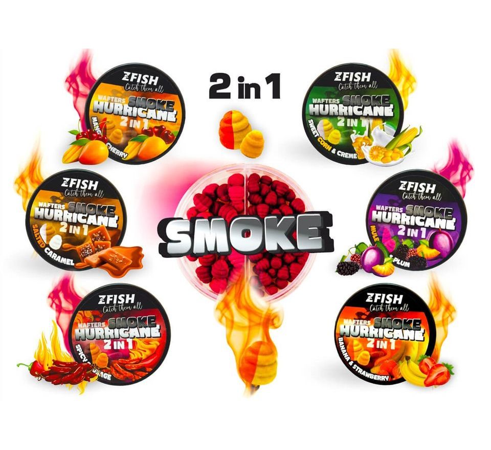 Zfish Nástraha Smoke Hurricane Wafters 2in1
