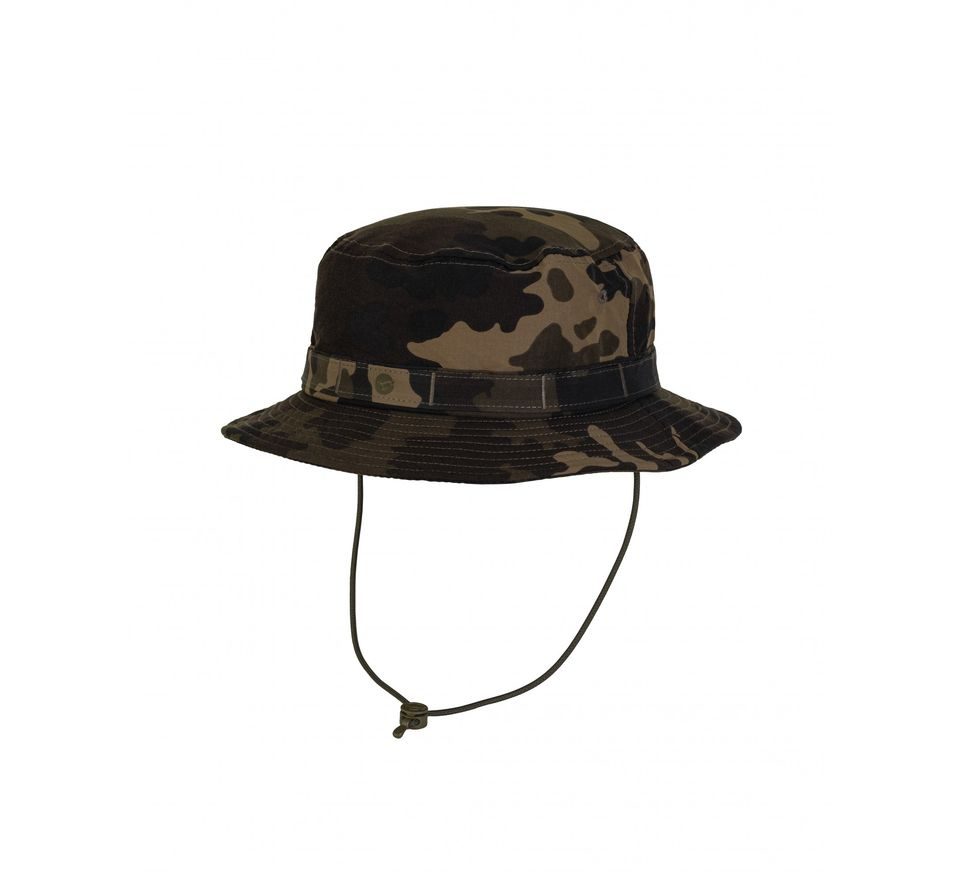 Korda Klobúk Stalking Bucket Hat Dark Kamo