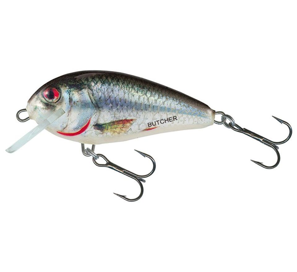 Salmo Wobler Butcher Floating Holographic Real Dace