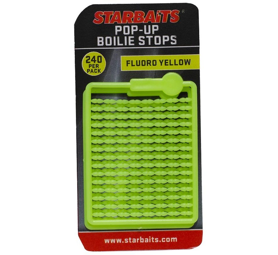 Starbaits Zarážky Bait Stopper Pop UP Fluo 240ks