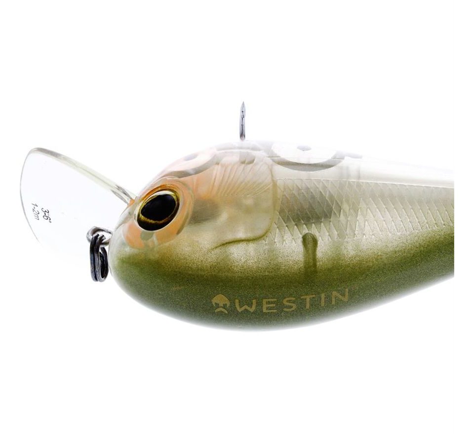Westin Wobler BassBite 1.5 Squarebill 6cm 13g Plávajúci Clear Olive