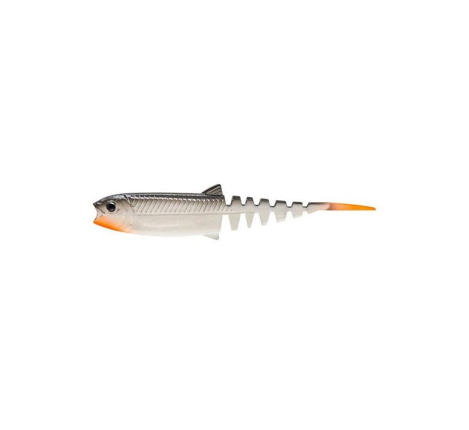 Savage Gear Gumová nástraha Cannibal Minnow V-Tail White Black