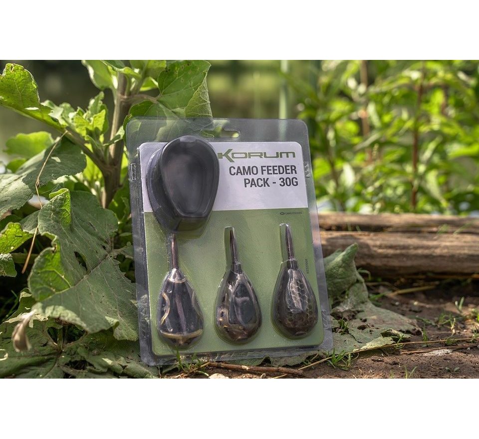 Korum Sada Krmítek Camo Feeder Pack 30g