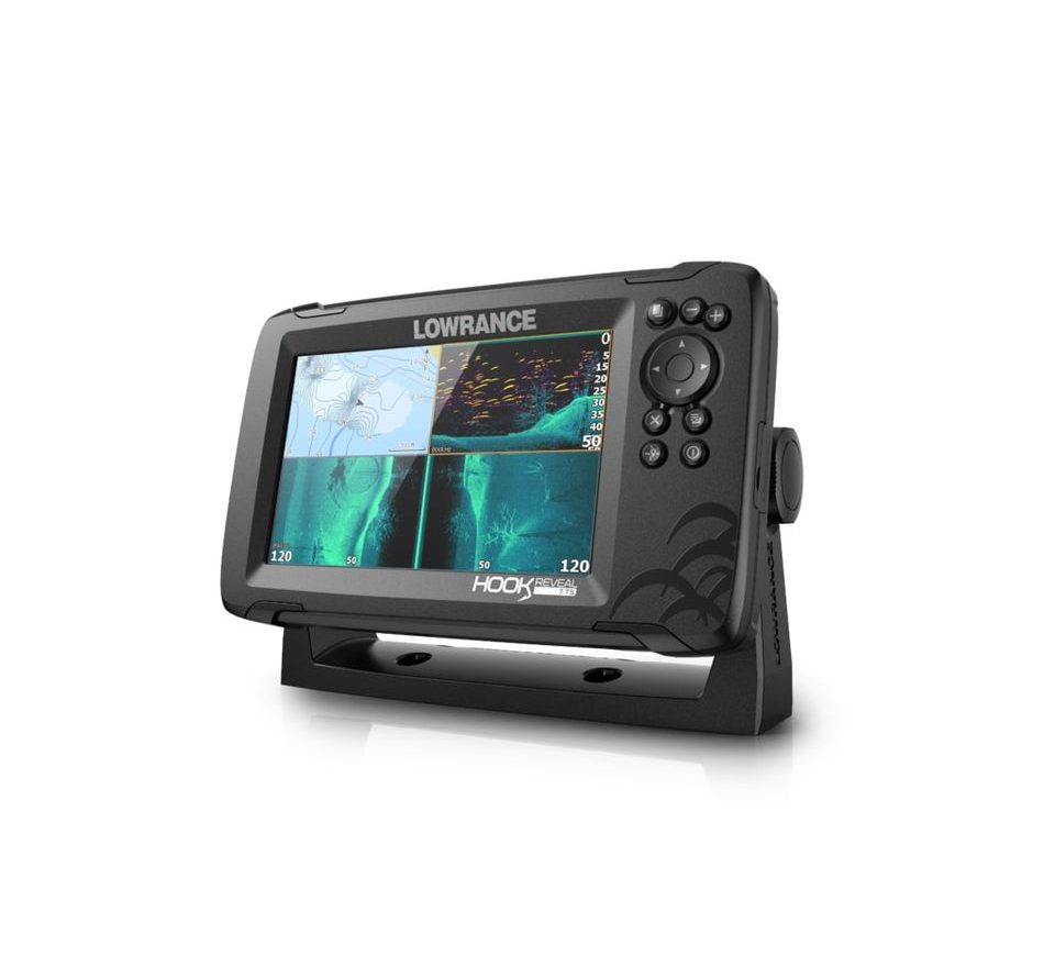 Lowrance Echolot Hook Reveal 7 se Sondou Tripleshot + baterie + nabíječka ZDARMA