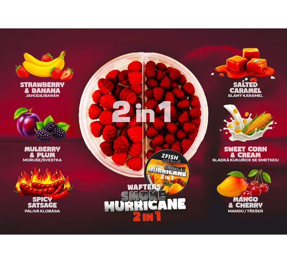 Zfish Nástraha Smoke Hurricane Wafters 2in1