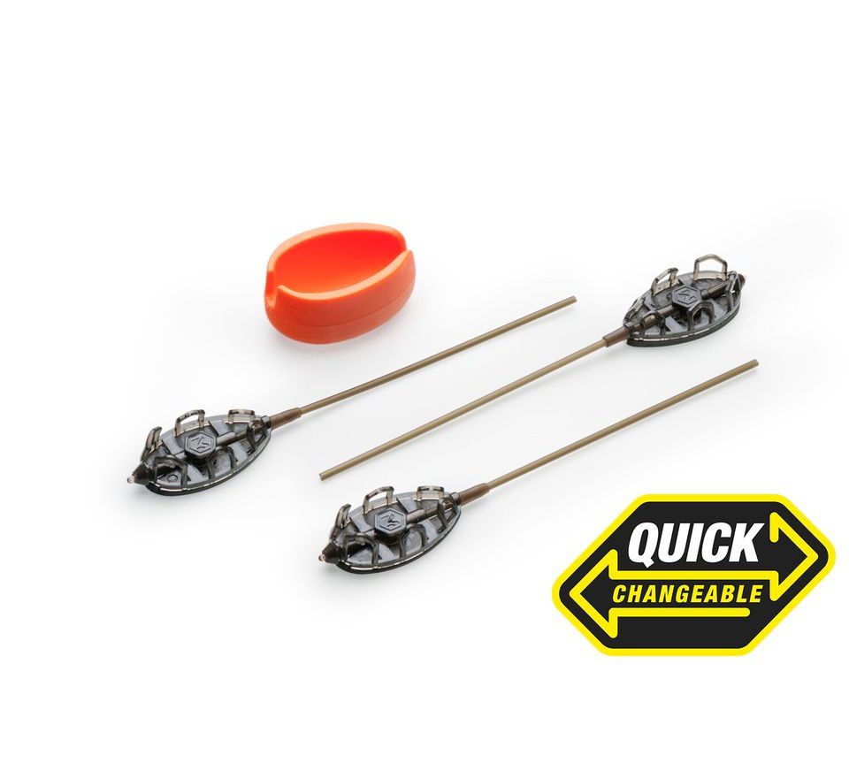 Mivardi Krmítka Method Feeder set QMR Grip L long (30g + 40g + 50g + mould)