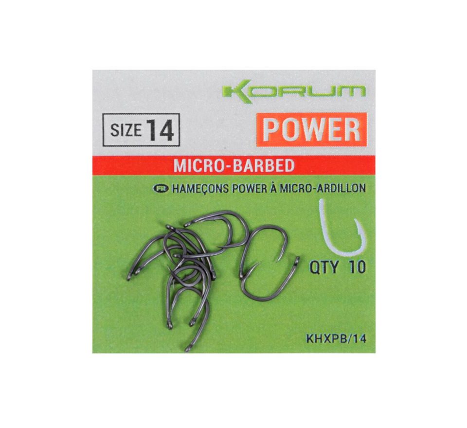 Korum Háčky Xpert Power Hooks 10ks