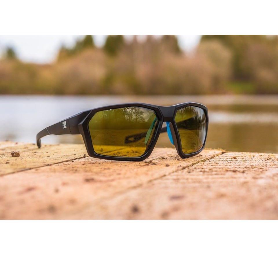 Preston Polarizační Brýle Absolute Wrap Sunglasses Amber Brown