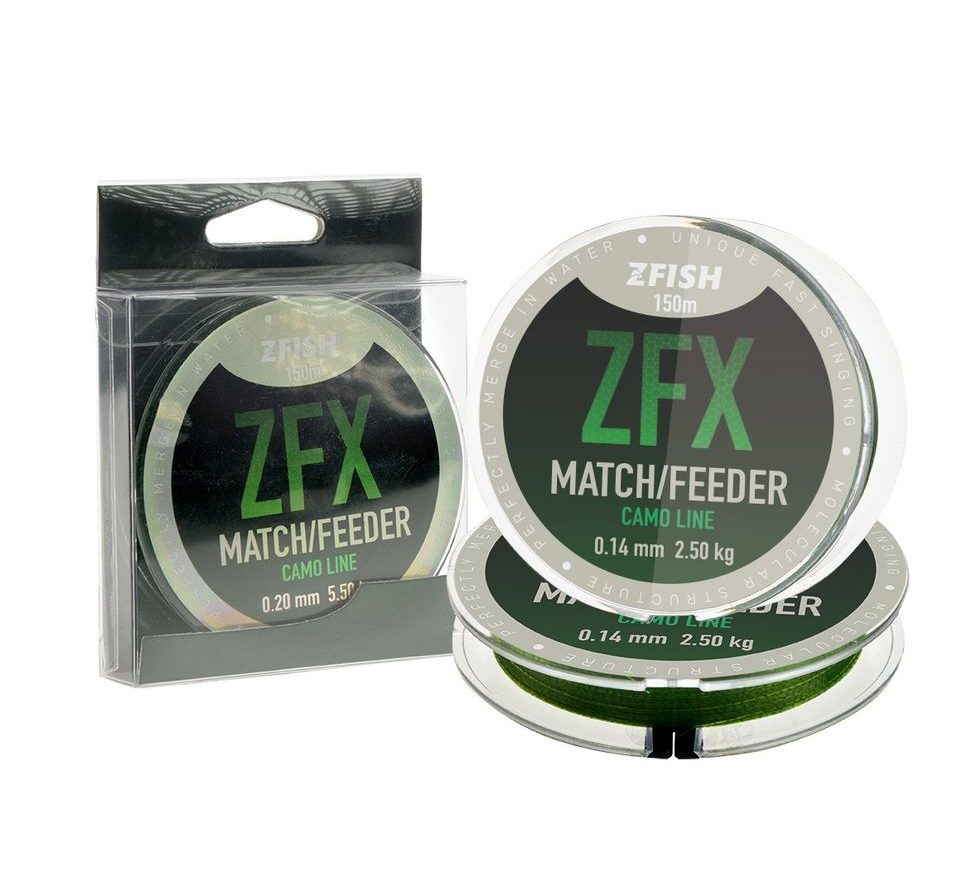 Zfish Vlasec ZFX Match/Feeder Camoline 150m