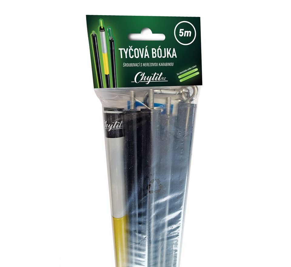 Chytil Tyčová bójka skrutkovacia s nehrdzavou karabínou 5m