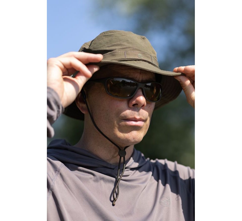 Korda Klobúk Stalking Bucket Hat Tmavo Olivový