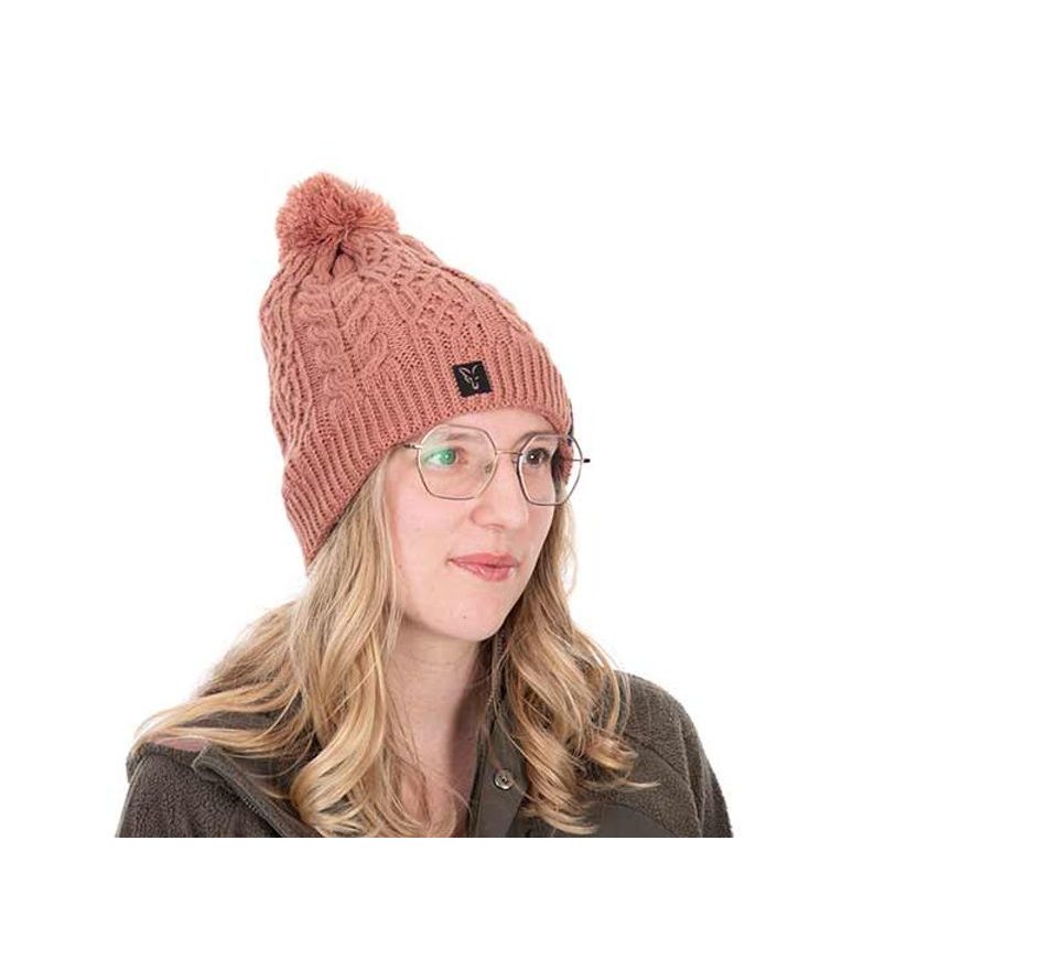 Fox Dámska zimná čiapka Ladies Knitted Bobble