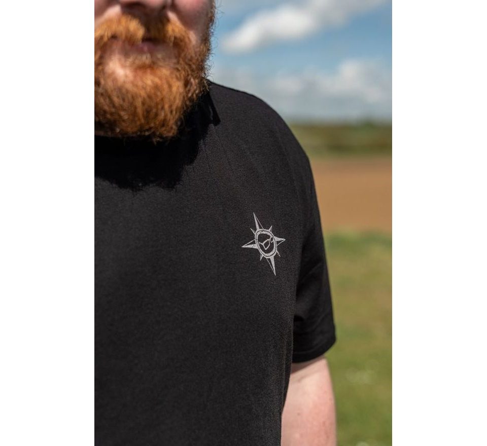 Korda Tričko Compass Tee Black