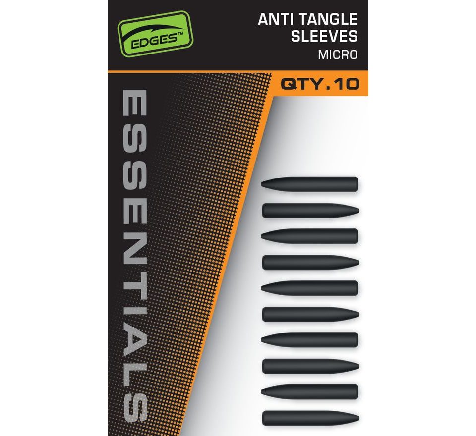 Fox Převleky Edges Essentials Tungsten Anti Tangle Sleeves 10ks