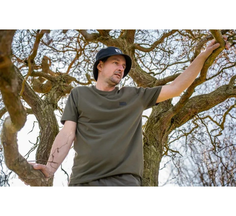 Nash Tričko Make It Happen Carp Logo T Shirt Zelené