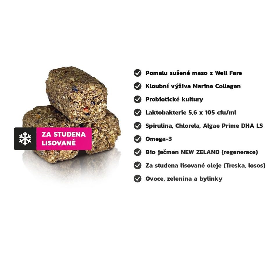 LK Baits Pet Hovězí granule PRO-BIO lisované za studena s Probiotiky 1kg