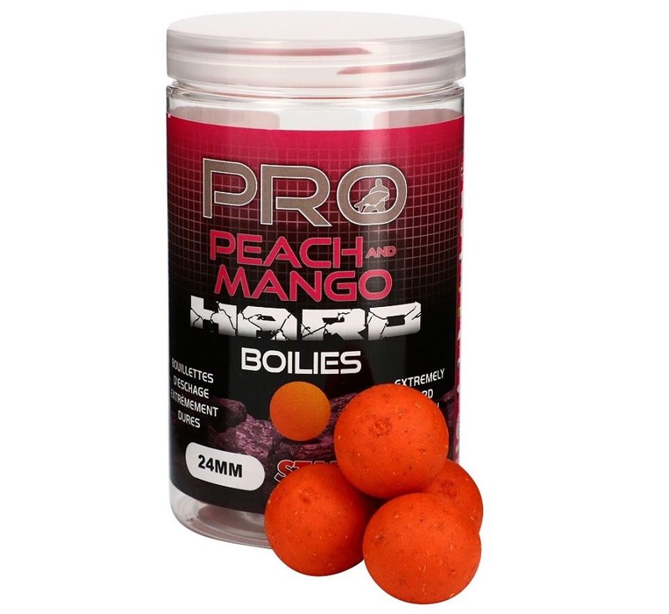 Starbaits Boilie Hard Probiotic Peach & Mango 200g