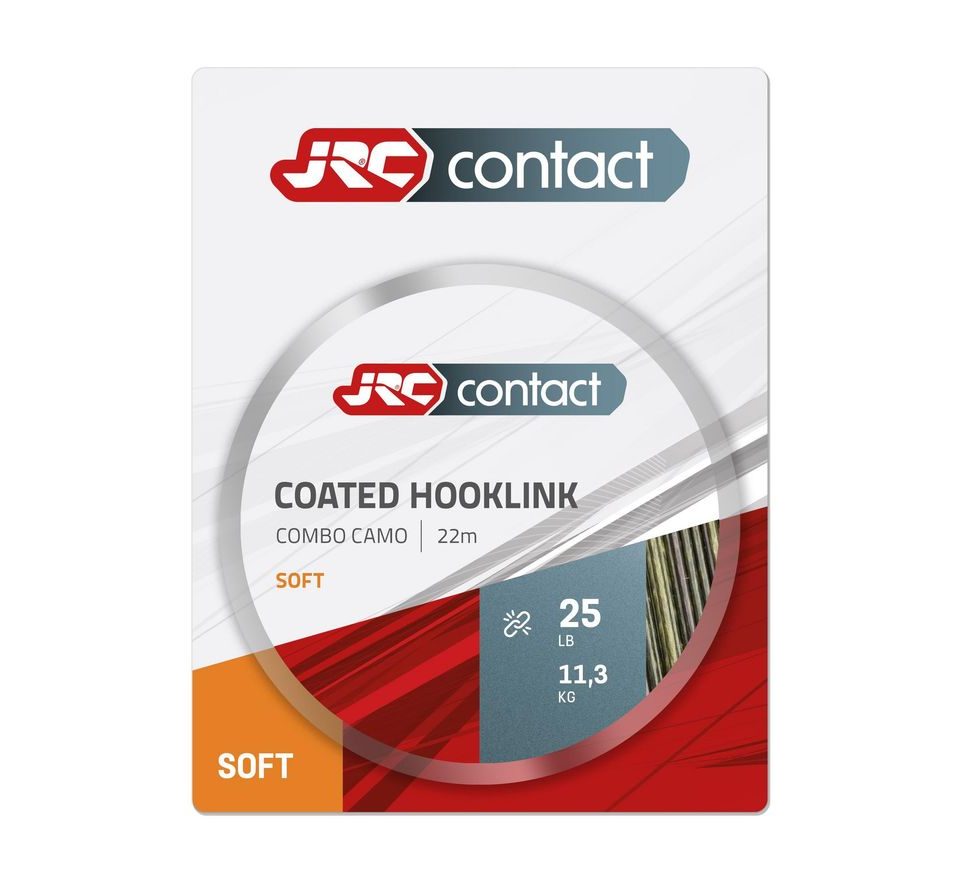 JRC Nadväzcová šnúra Soft Coated Hooklink Combo Camo 22m