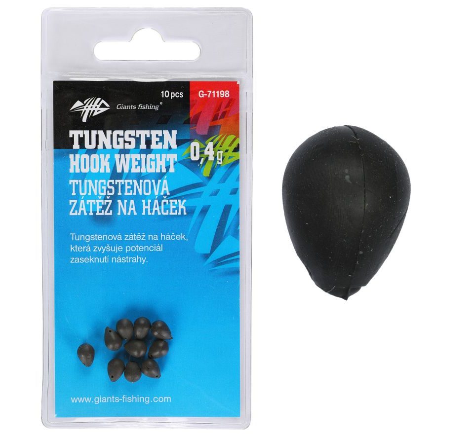 Giants fishing Zátěž na háček Tungsten Hook Weight 0,4g 10ks