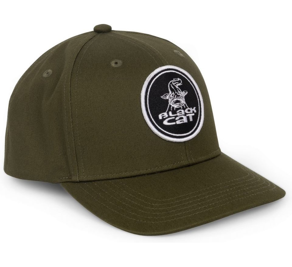 Black Cat Kšiltovka Green Flat Peak Cap