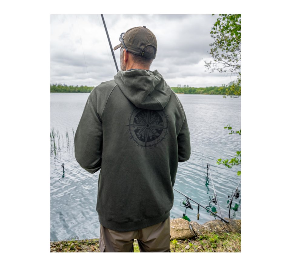 Avid Mikina Bearing Zip Hoodie Green