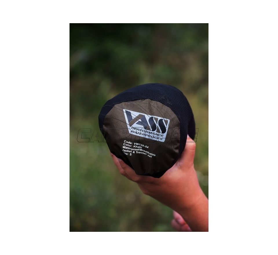 VASS Nepromokavý Komplet Vass-Tex W/P Breathable Jacket & Trouser Khaki