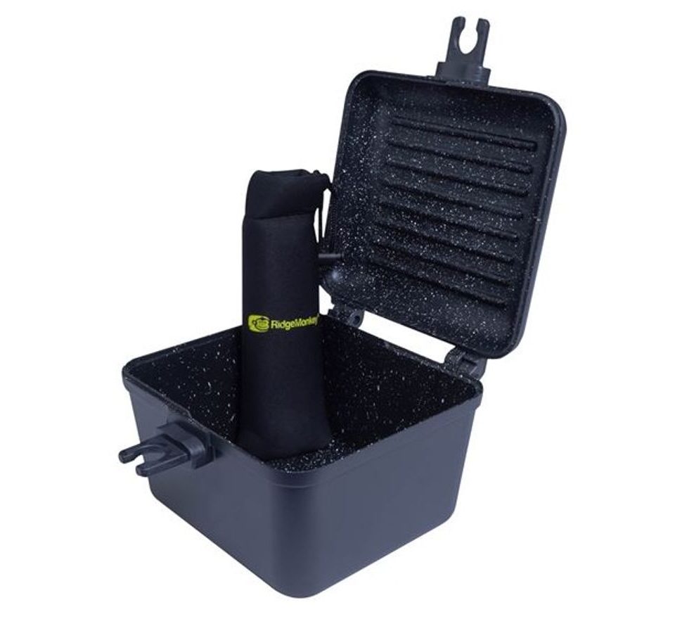 RidgeMonkey Pánev Connect Deep Pan and Griddle Granite Edition