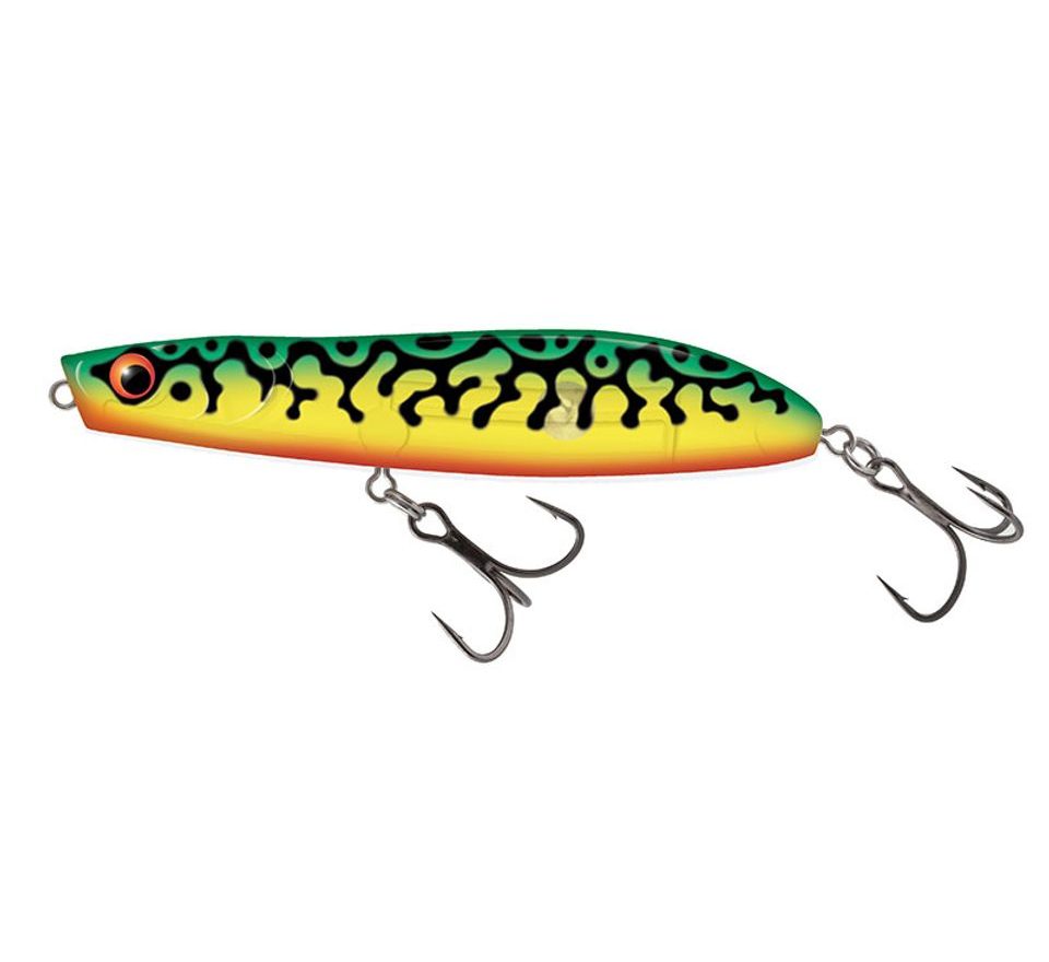 Salmo Wobler Rattlin Stick Floating Clear Green Tiger