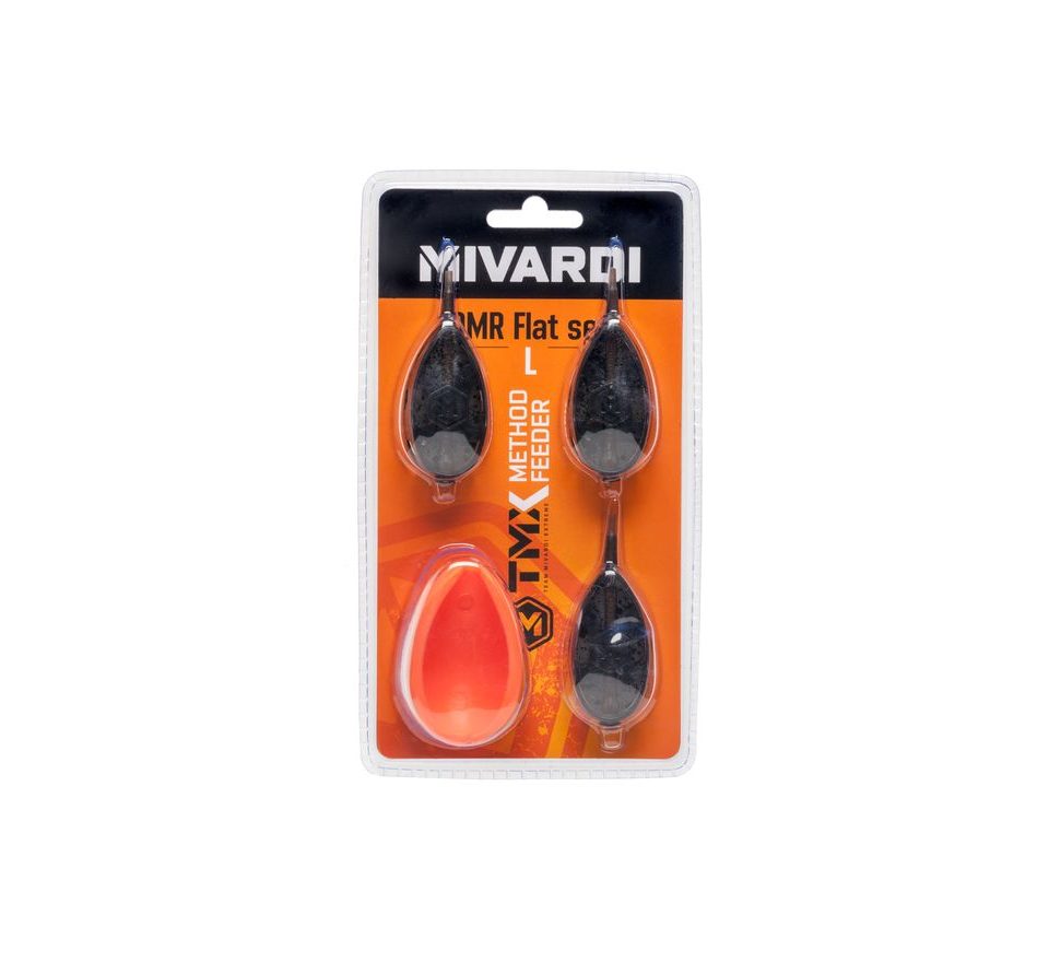 Mivardi Krmítka Method Feeder set QMR Flat L (30g + 40g + 50g + mould)