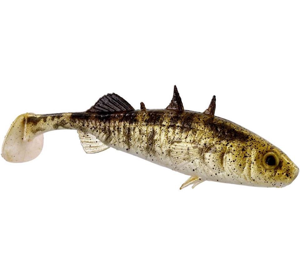 Westin Gumová nástraha Stanley the Stickleback Shadtail Fireflake