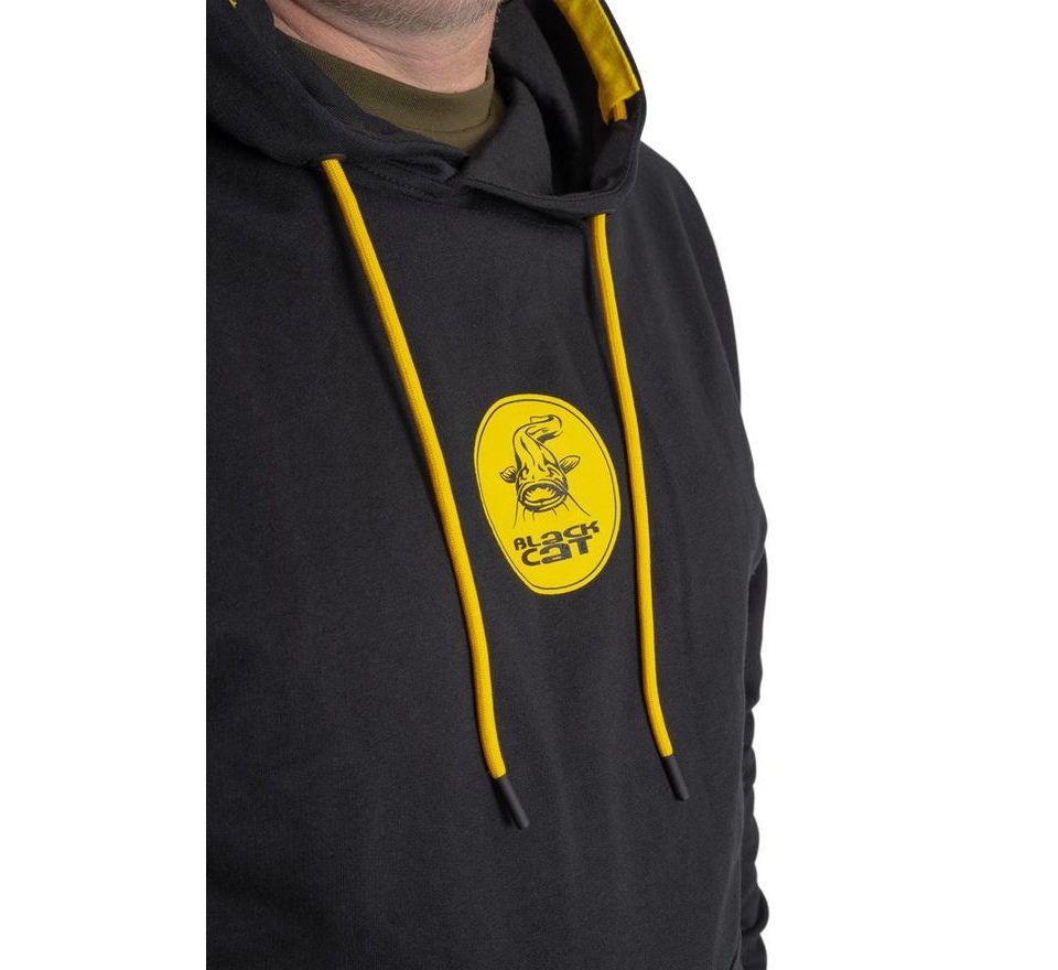 Black Cat Mikina Black Hoody