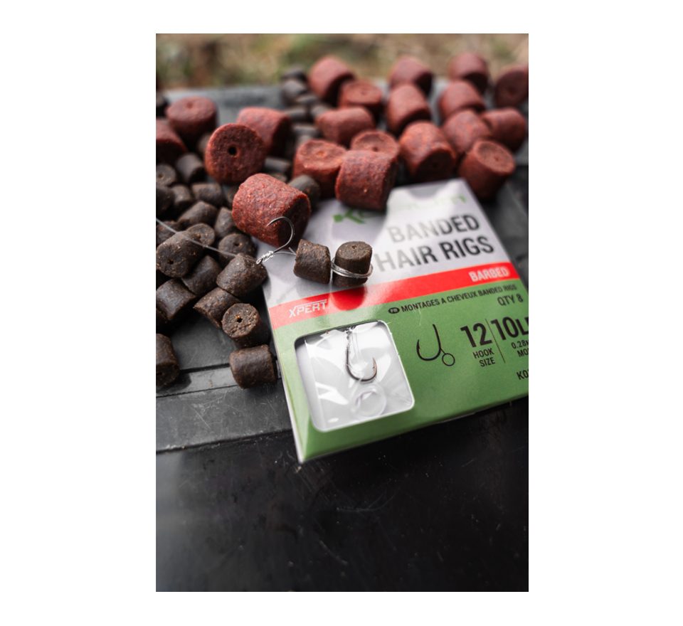 Korum Hotové nadväzce Banded Hair Rigs 15" 8ks