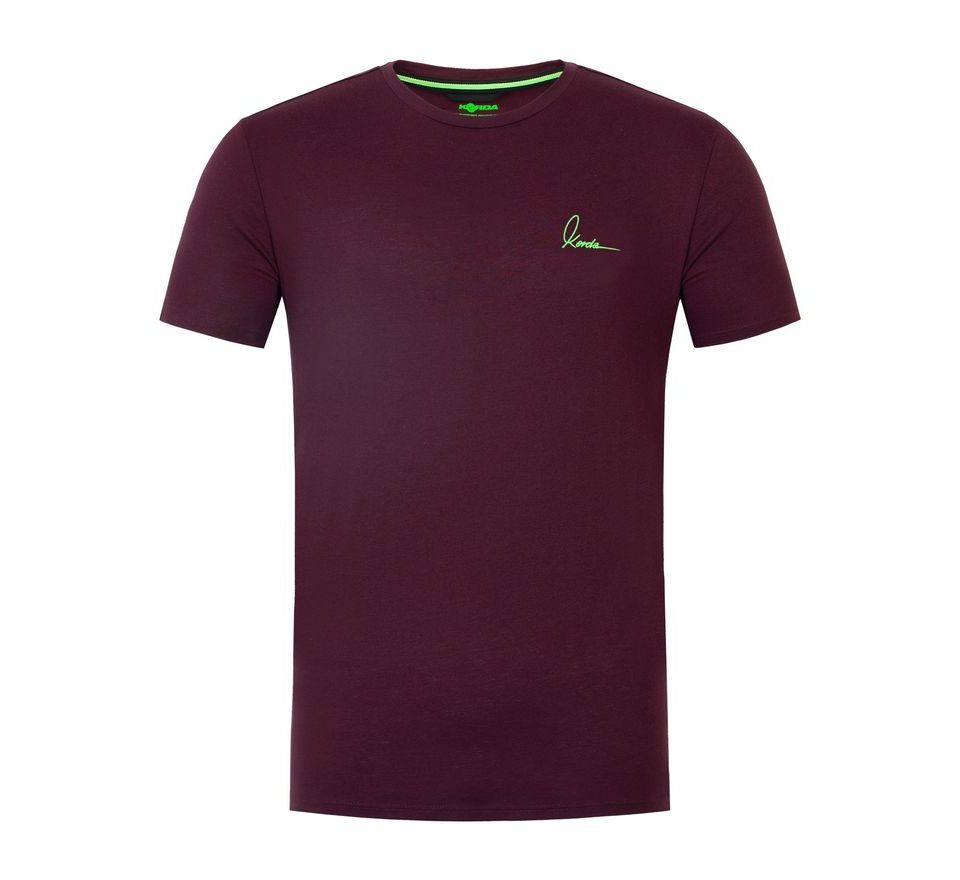 Korda Triko Minimal Tee Burgundy