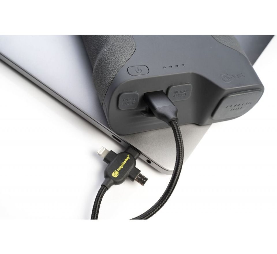 RidgeMonkey Napájecí kabel Vault USB-A to Multi Out Cable 2m