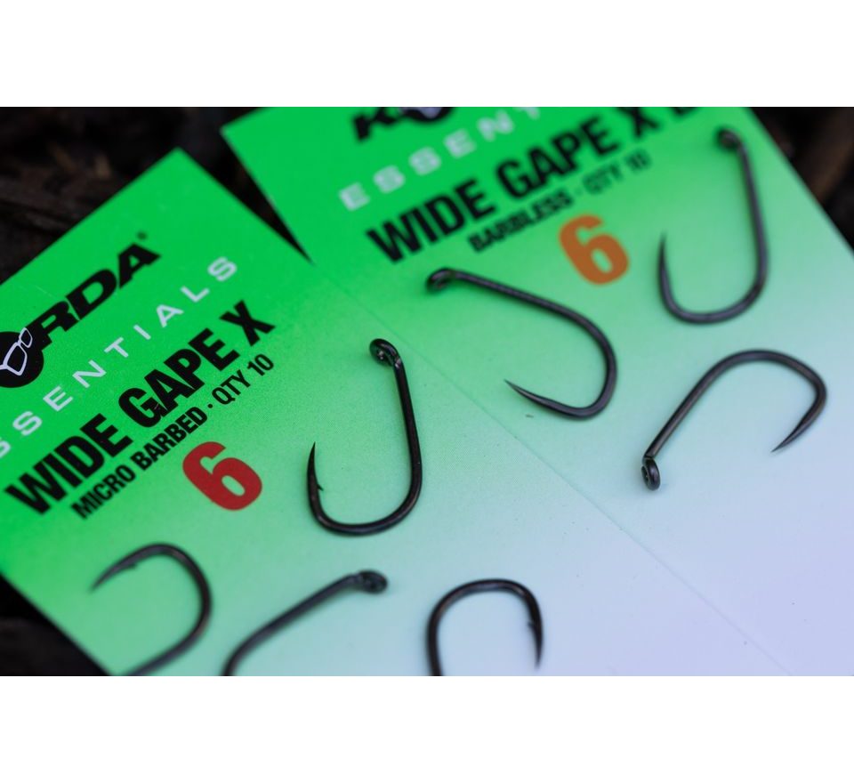 Korda Háčky Essentials Wide Gape X 10ks