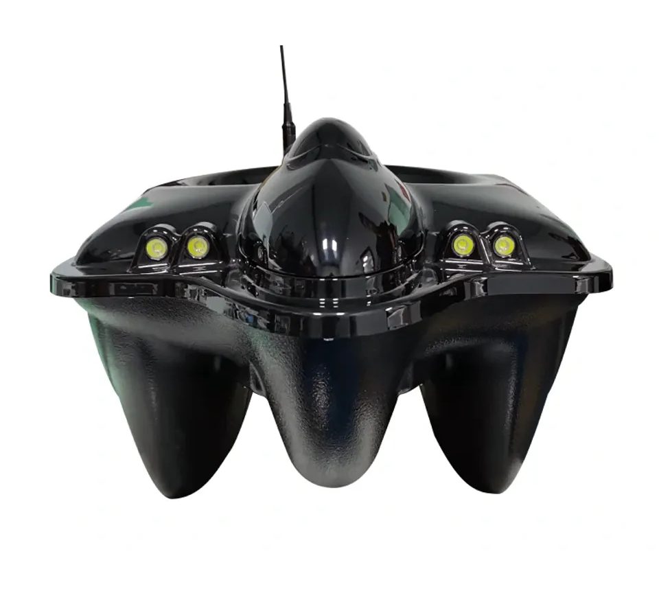 Boatman Zavážecí lodička Fighter Pro s GPS a Echolotem Černá