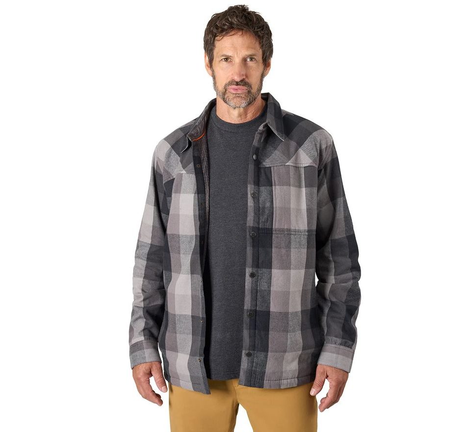 Grundéns Košile Bankside Lined Shacket Anchor Plaid