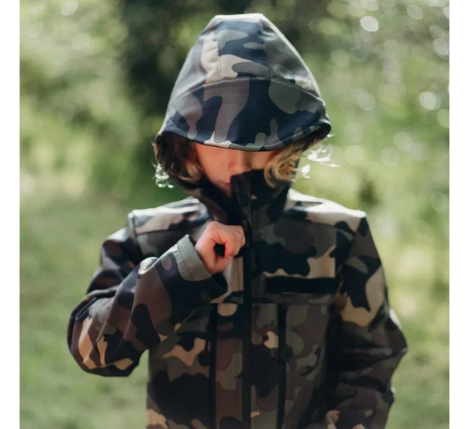 Šijeme srdcem Bunda Softshell V kapse celý revír