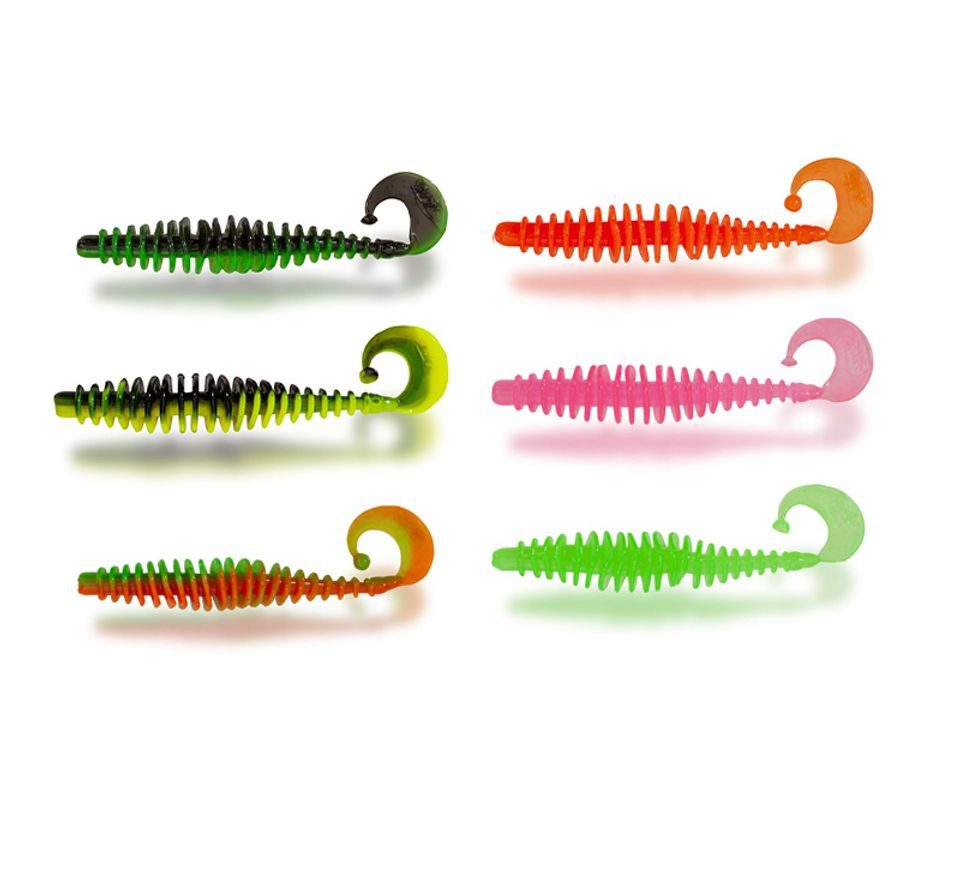 Magic Trout Gumová nástraha T-Worm Twister 1,5g 5,5cm Sýr 6ks