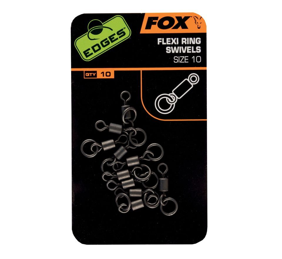 Fox Obratlíky s kroužkem Edges Flexi Ring Swivel