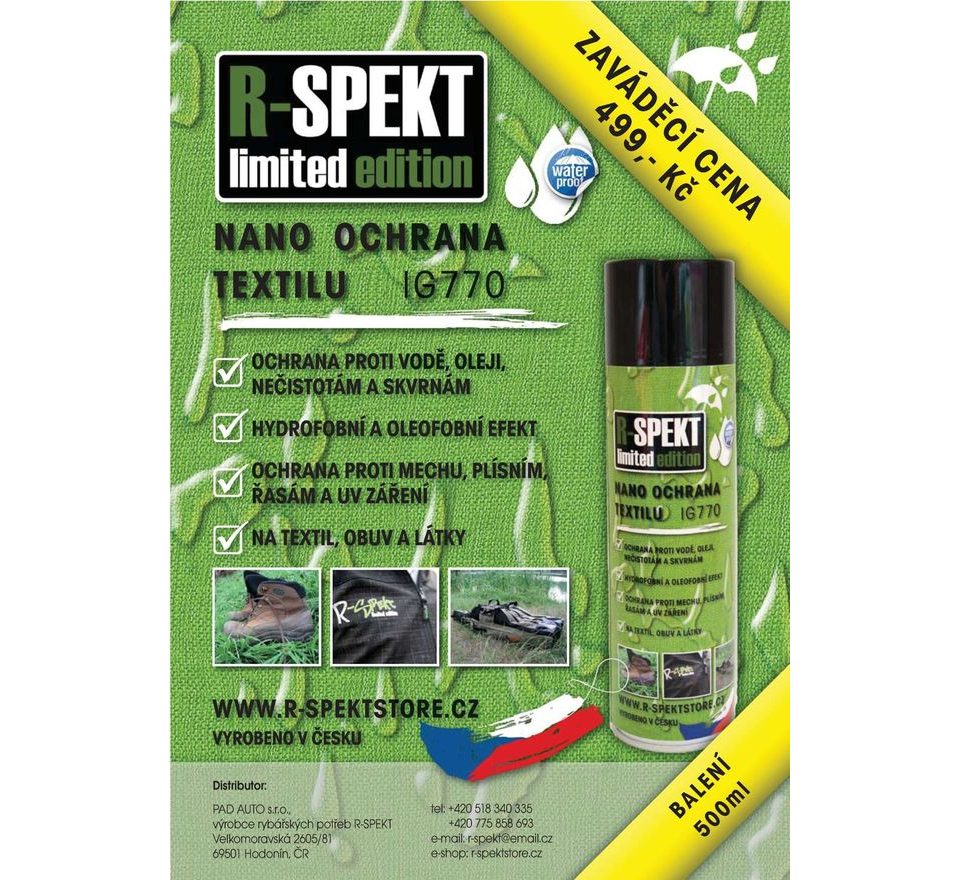 R-Spekt Nano ochrana textilu 500ml