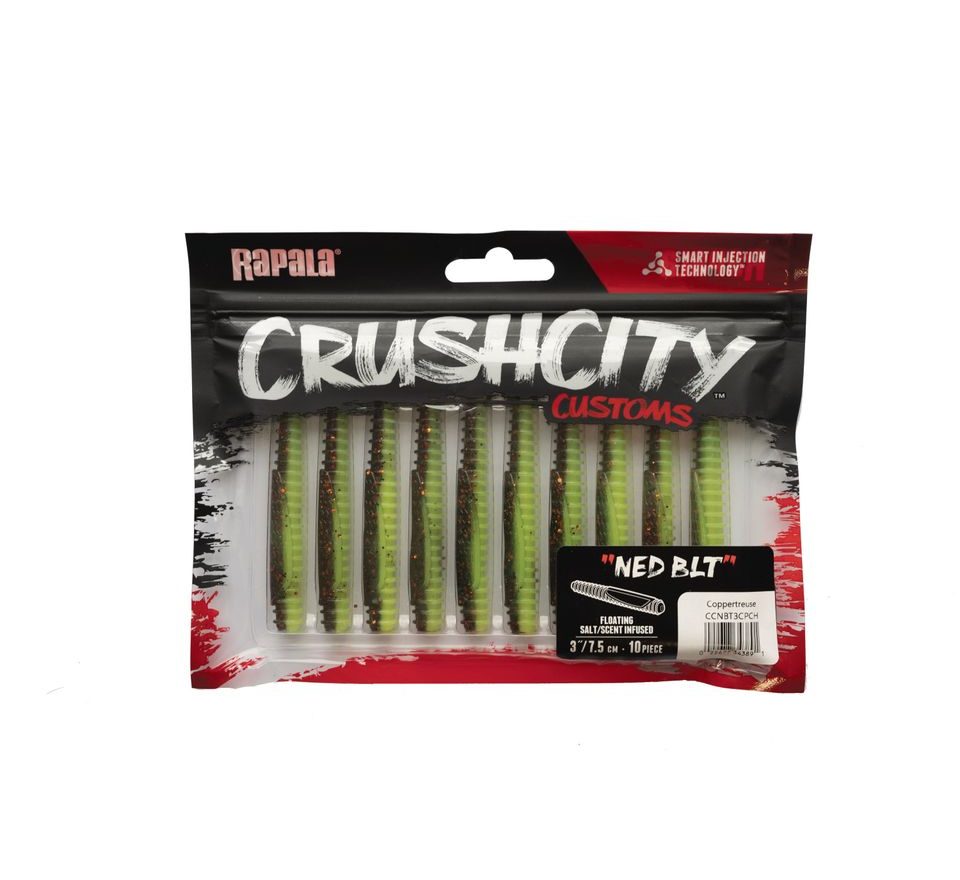 Rapala Gumová nástraha CrushCity Ned'S BLT 3" 7,5cm 3,5g 10ks