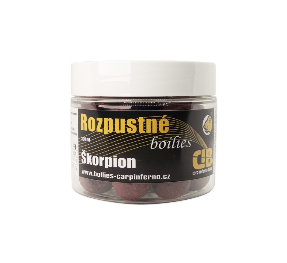 Carp Inferno Rozpustné Boilies Hot Line Škorpion