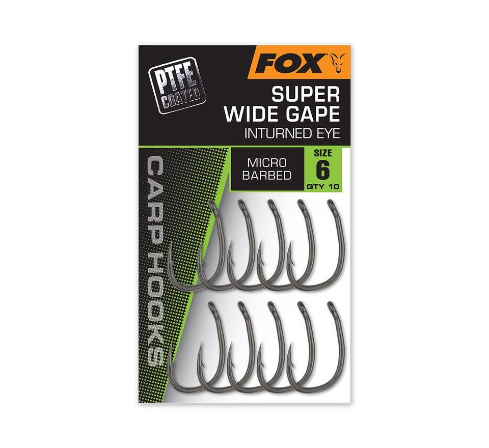 Fox Háčky Carp Hook Super Wide Gape (inturned Eye) 10ks